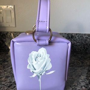 Lavender square purse.  New Never used